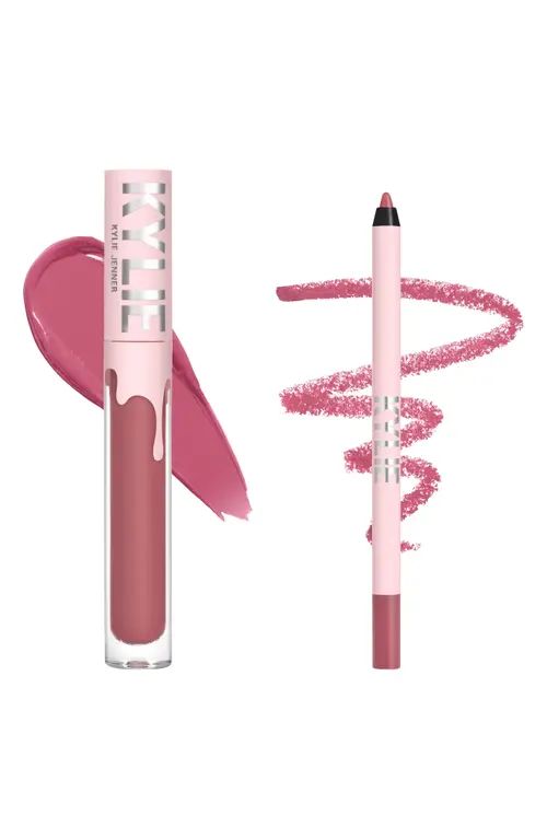 Kylie Cosmetics Velvet Lip Kit in 100 Posie K at Nordstrom | Nordstrom