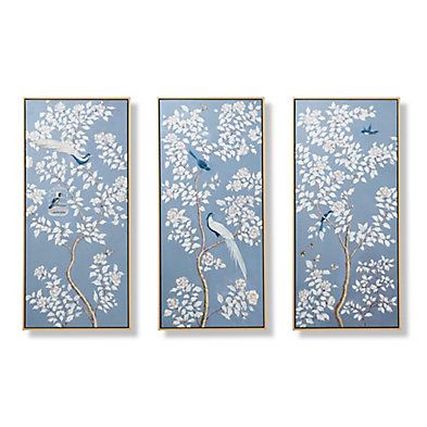 Annette Handpainted Triptych | Frontgate