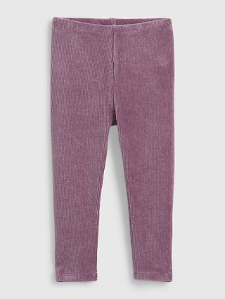 Toddler Rib Velour Leggings | Gap (US)