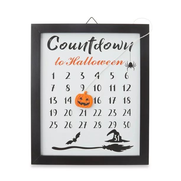Way To Celebrate Countdown to Halloween Magnetic Wall Decoration - Walmart.com | Walmart (US)