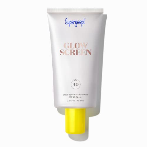 Supergoop! Glowscreen (SPF 40) - 2.5 fl oz - Glowy Primer + Broad Spectrum Tinted Sunscreen - Helps Filter Blue Light - Hydration - Hyaluronic Acid & Vitamin B5 | Amazon (US)
