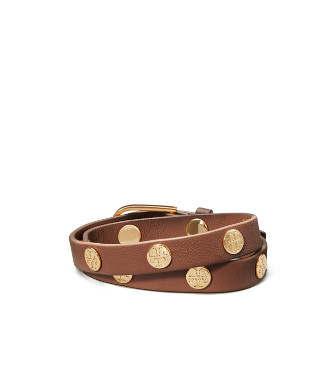 Tory Burch Double-Wrap Logo Stud Bracelet | Tory Burch US