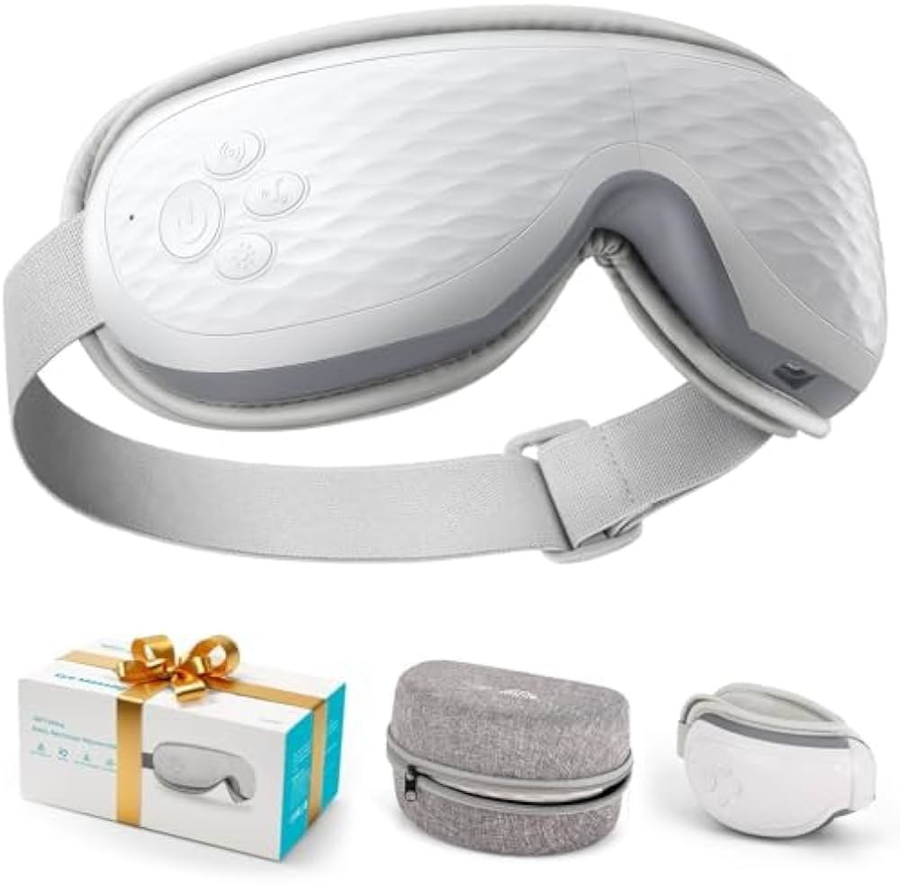 ALLJOY Eye Massager with Heat, Mothers Day Gifts for Women Men, Bluetooth Music Sleep Mask for Mi... | Amazon (US)