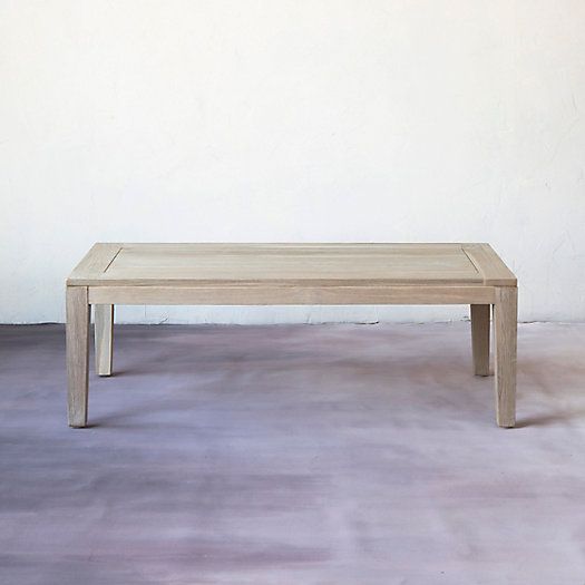 Vista Slatted Teak Coffee Table | Terrain