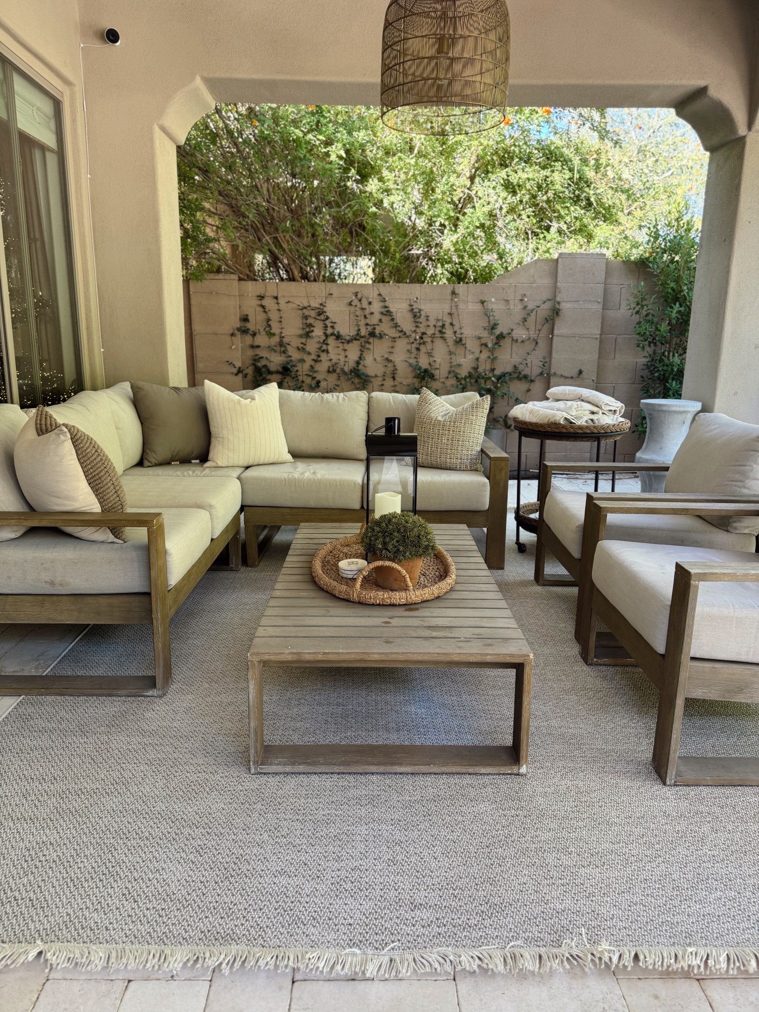 Our patio rug is on sale for Black Friday ! This is the perfect woven neutral rug that looks good in any space! 

#loloiBFCM2025 

#LTKCyberWeek #LTKHome