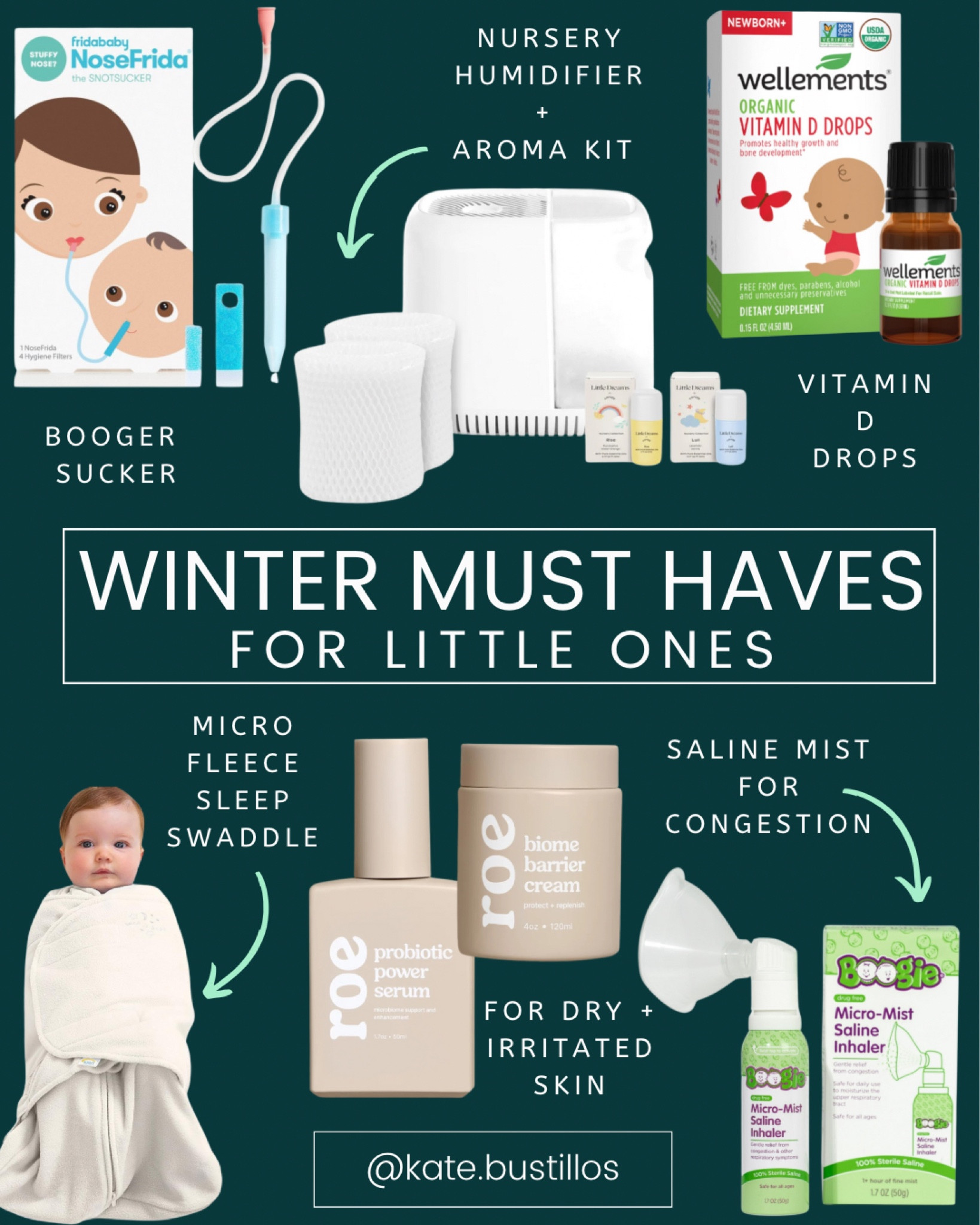 The Canopy humidifier + saline mist have been GAME CHANGERS for surviving this winter with little ones. The saline mist makes the “booger” extracting process so much easier than using nostril saline spray. The micro fleece swaddle is perfect for the chilly nights! 

#baby #LO #breastfeeding #kids #winter #toddler #winteroutfits 


#LTKbaby #LTKSeasonal #LTKkids