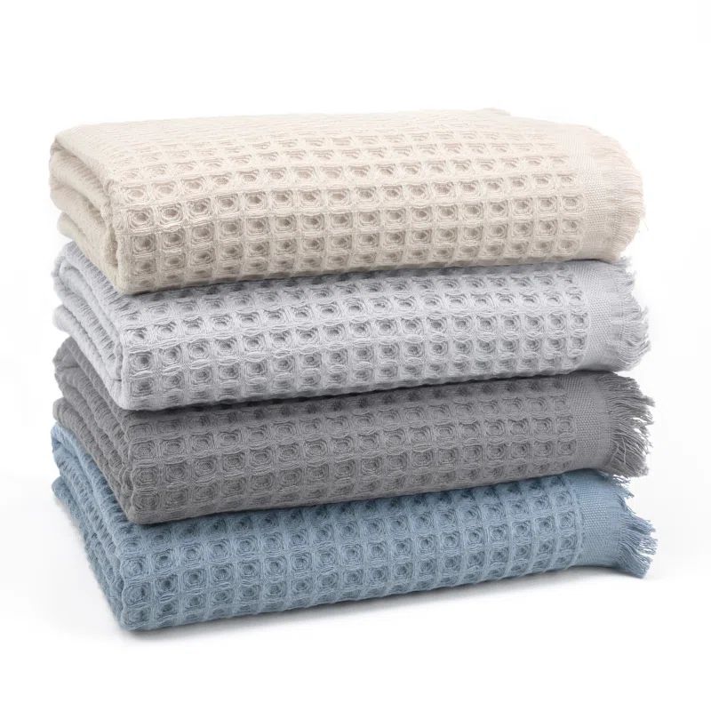 Lycia Turkish Cotton Waffle Bath Towel | Wayfair North America