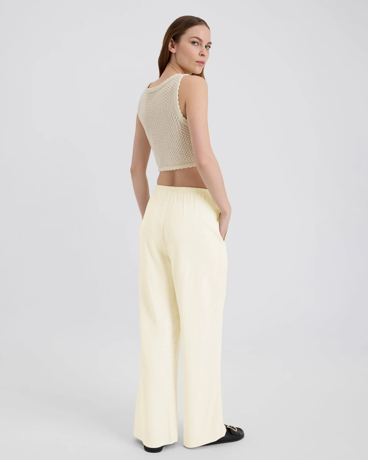 The Monaco Pant in Ecru | Solid & Striped