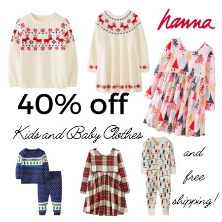 40% Sale on all kids and baby clothes! Lots of Christmas Eve or Day outfit inspiration. 

#LTKfamily #LTKHoliday #LTKsalealert