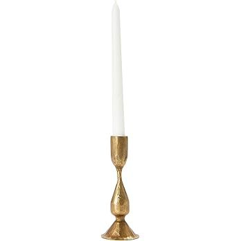 Creative Co-Op Hand-Forged Metal Taper, Antique Brass Finish Candle Holder | Amazon (US)