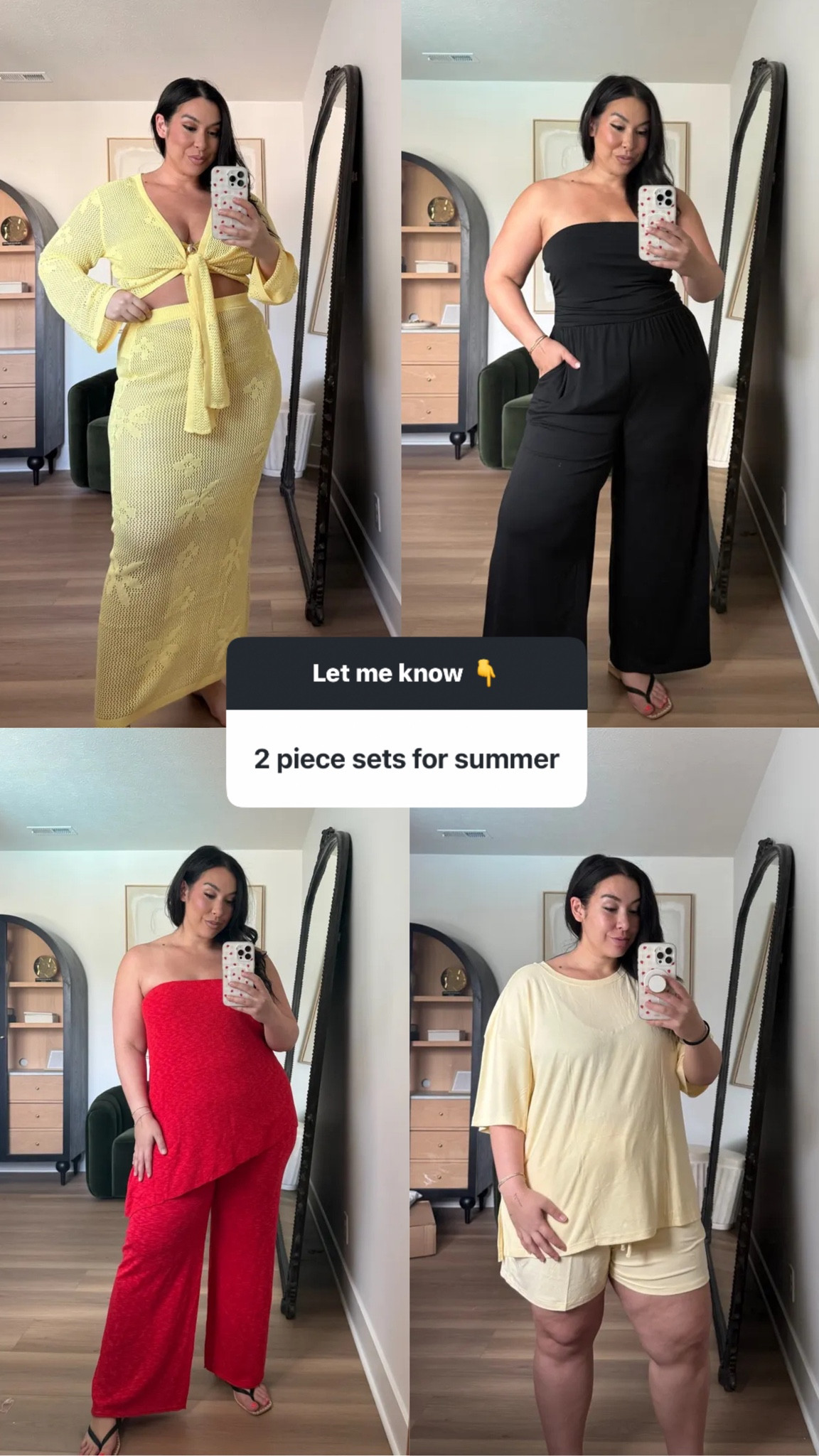 Midsize 2 piece sets for summer! 
-
-
-
Midsize fashion, everyday outfit ideas, summer outfits, summer fashion, matching set, two piece sets, beach outfit, vacation outfit ideas

#LTKMidsize #LTKTravel #LTKSeasonal