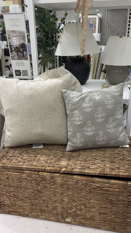 Pretty spring pillows! Love the muted color and texture. 

Home decor, Target decor 

#LTKSeasonal #LTKfindsunder50 #LTKhome