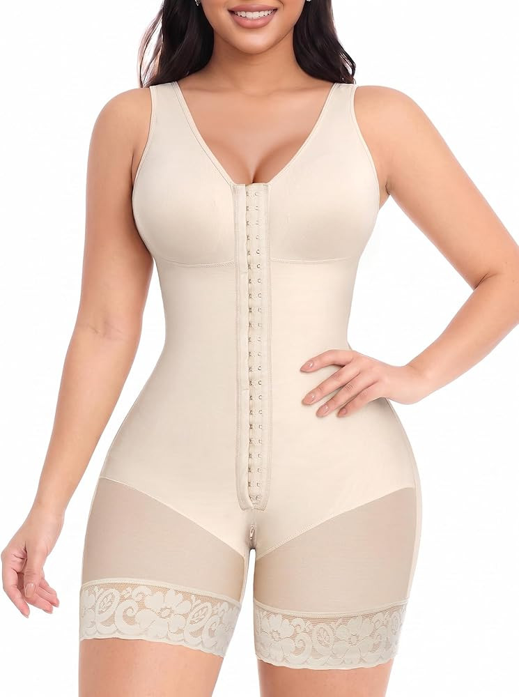 YIANNA Fajas Colombianas Shapewear for Women Tummy Control Full Body Shaper Butt Lifter with Zipp... | Amazon (US)