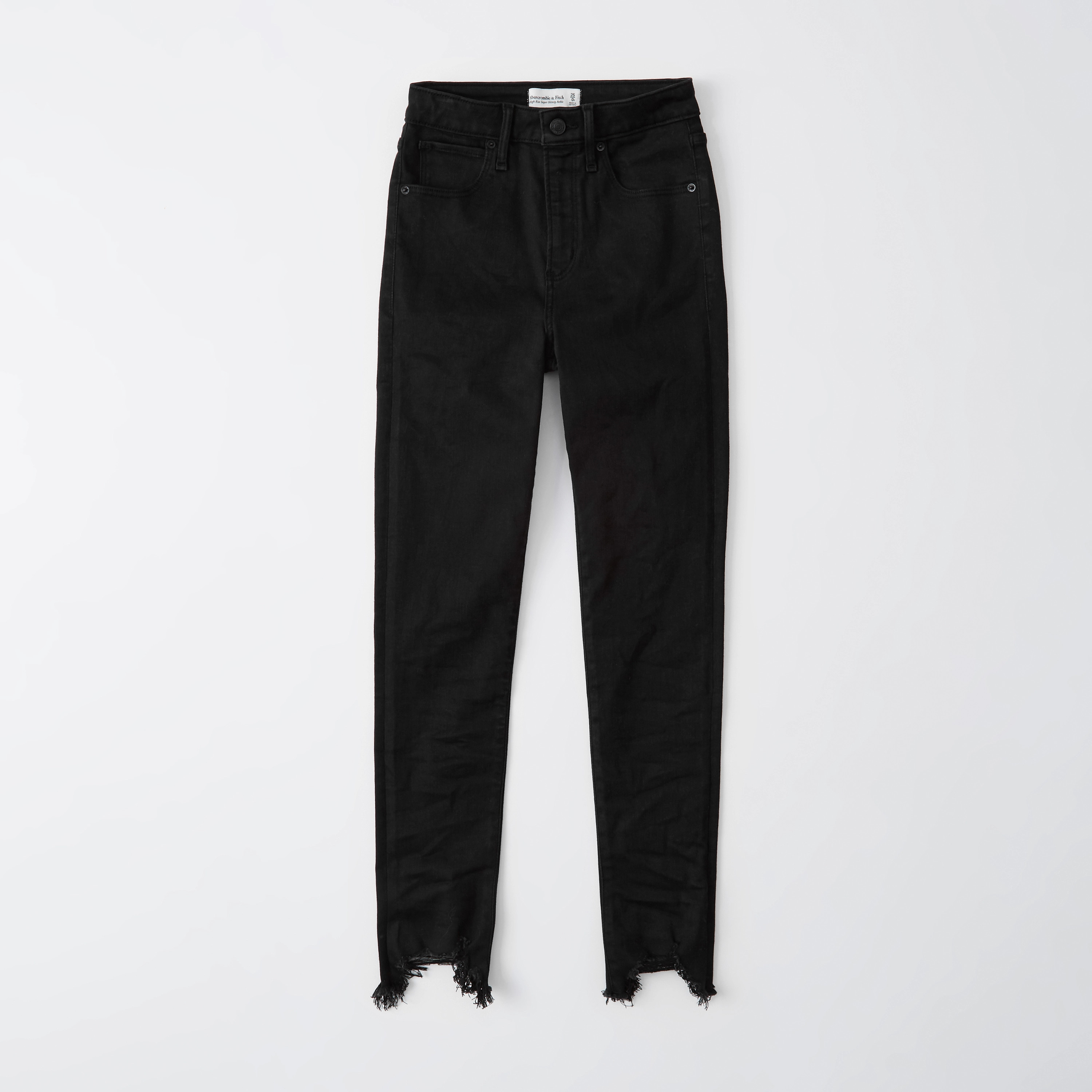 Curve Love High Rise Super Skinny Ankle Jeans | Abercrombie & Fitch (US)