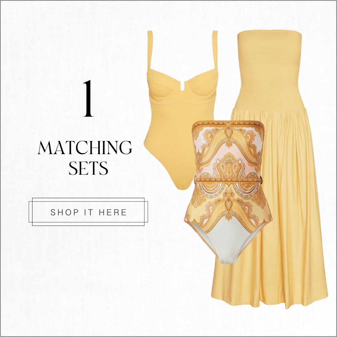Matching sets are everywhere this season, and if you look for coverups that double as dresses, along with matching swimsuits, you’ll have so many combinations at your fingertips! Right now is the best selection of the year, and see below for some pieces that I absolutely love!

Resort wear, vacation

#LTKSwim #LTKOver40 #LTKStyleTip