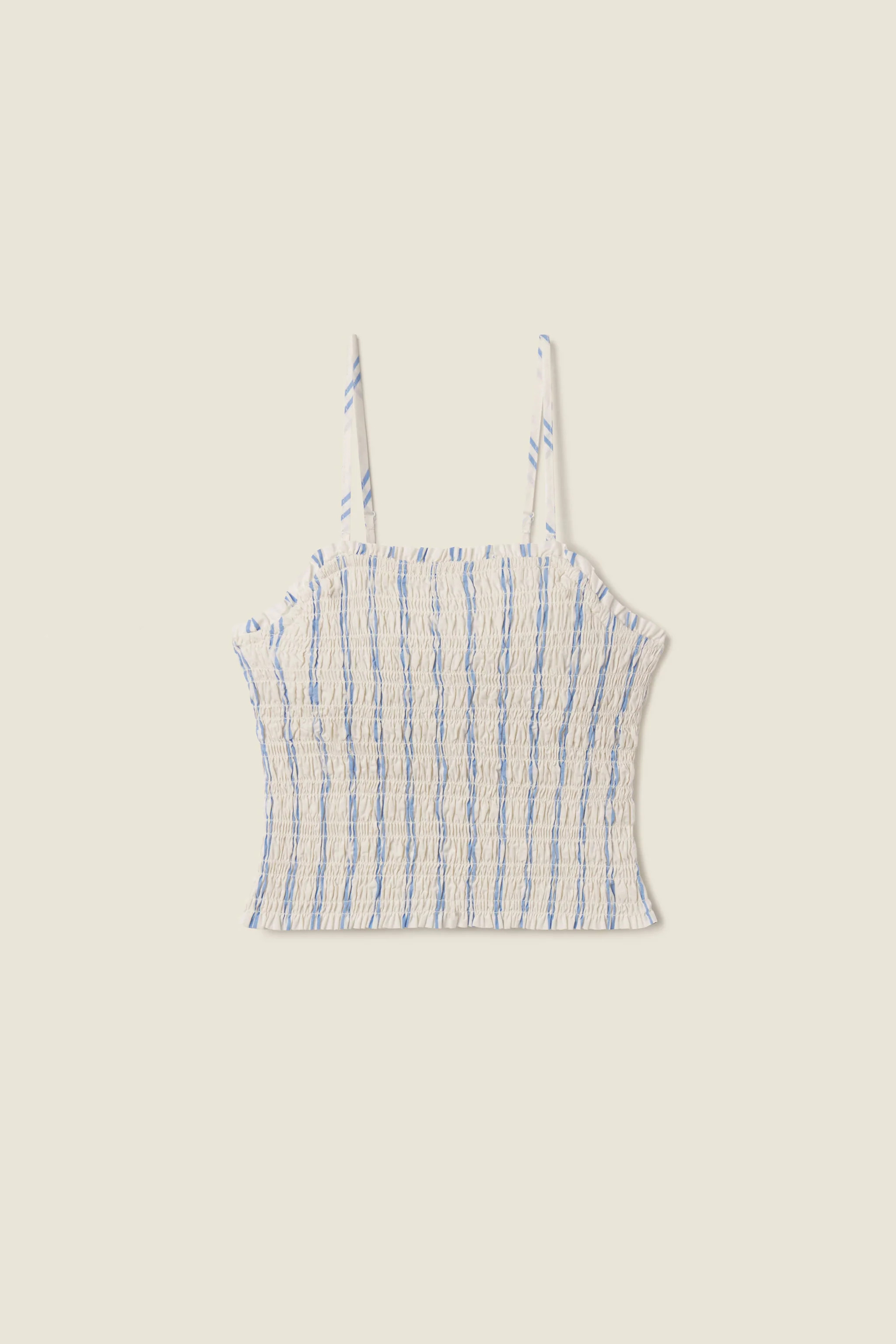 Summer Top Cerulean Stripe | TROVATA