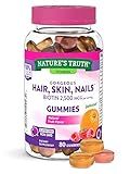 Nature's Truth Hair, Skin, Nails Natural Fruit Flavored Gummies, 80 Count | Amazon (US)