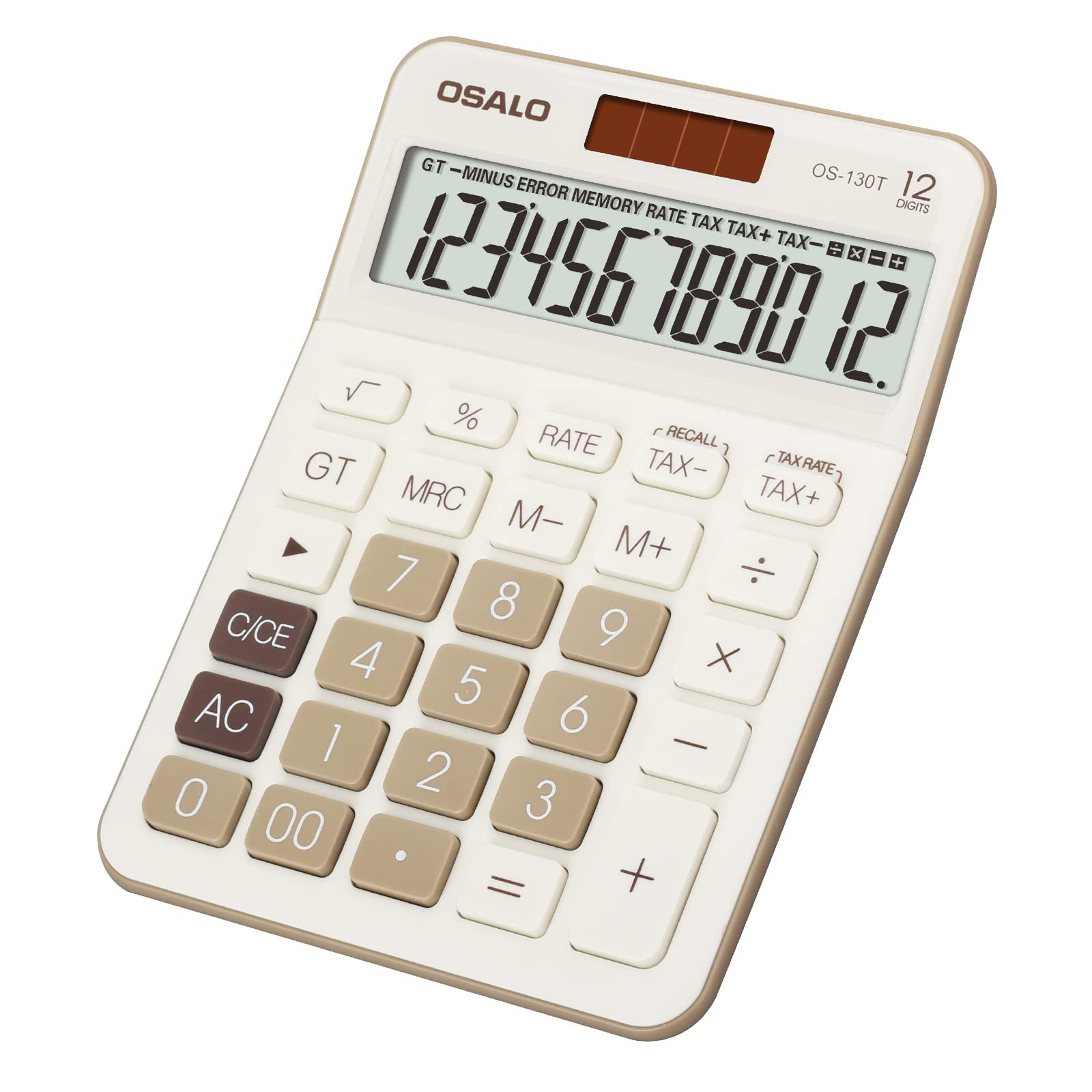 Pendancy 12 Digit Office Calculator Desktop with Tax+/- for Advanced Tax Calculation, Large LCD D... | Amazon (US)