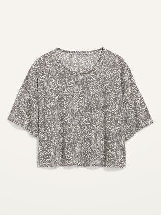 UltraLite All-Day Performance Crop Tee for Women | Old Navy (US)