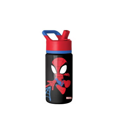 Simple Modern 14oz Summit Spidey Water Bottle Black | Target