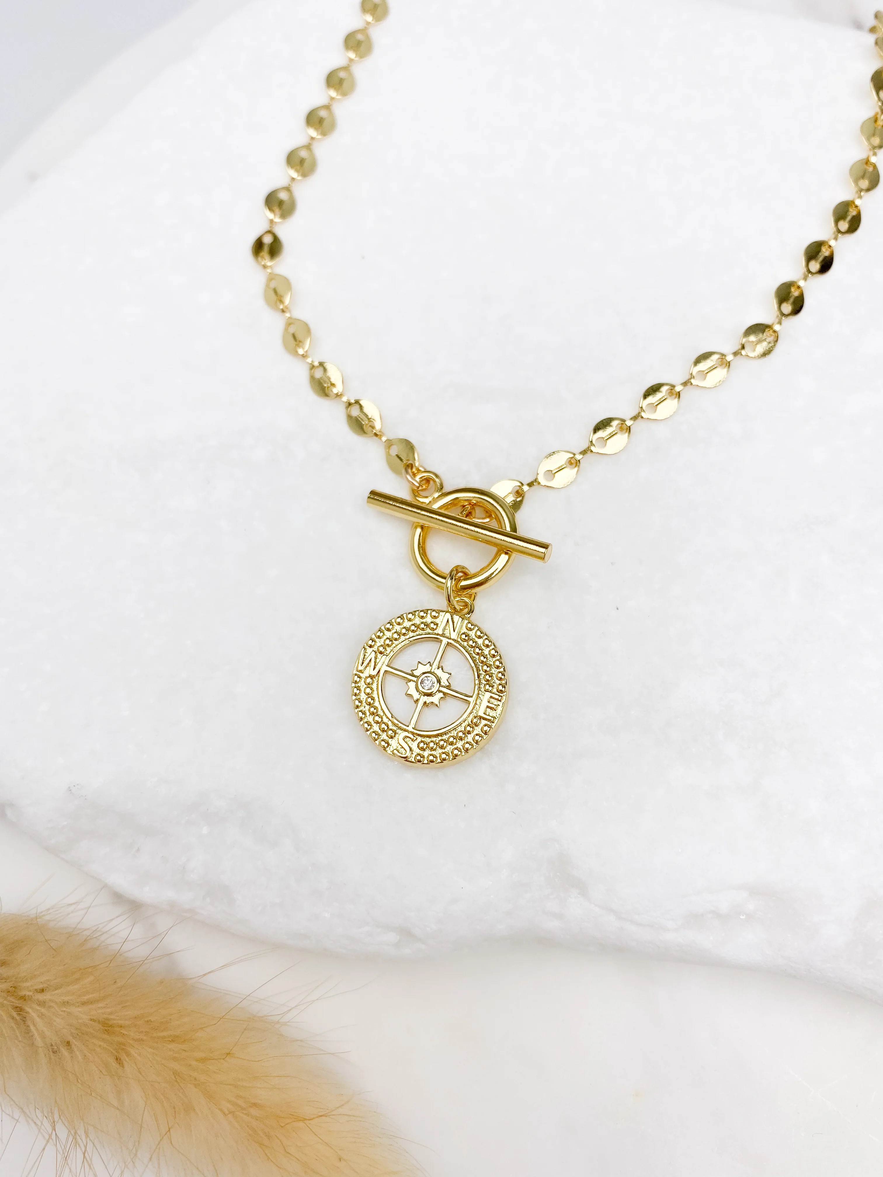 Compass Shell Necklace | The Jewelry Standard