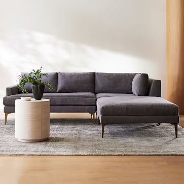 Andes 3-Piece Chaise Sectional | West Elm (US)
