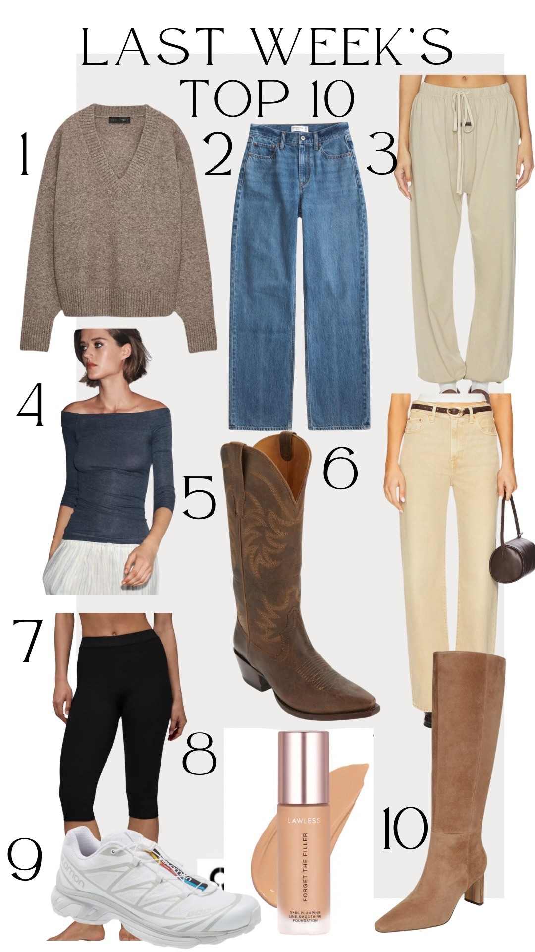 Last week’s best sellers 🫶🏻

#LTKStyleTip