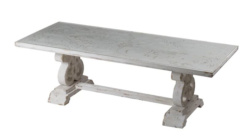 Ophelia & Co. Bissett French Country Table - Distressed White | Wayfair North America