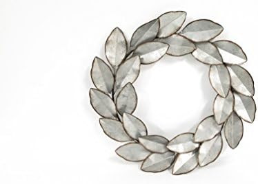 Everydecor Leaf Wreath Metal Wall Decor | Amazon (US)