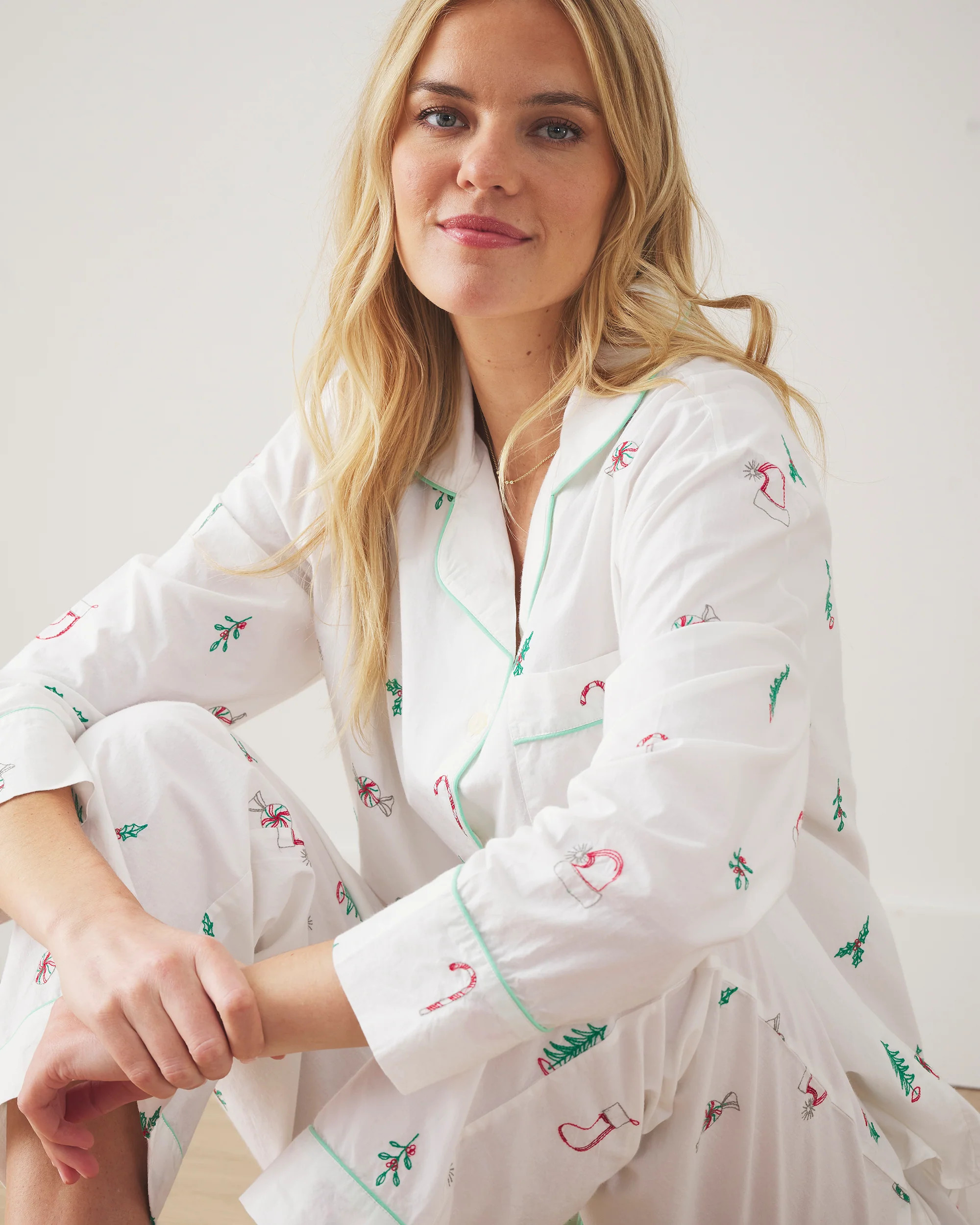 Sweet Wishes - Long PJ Set - Cloud | Printfresh