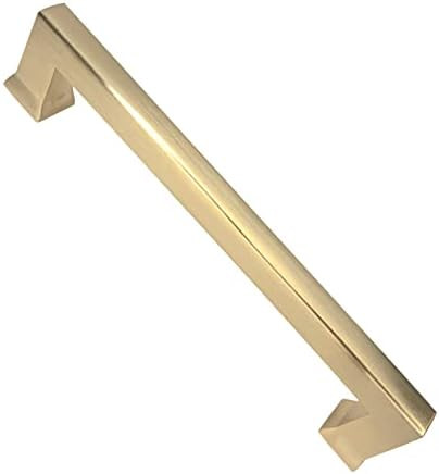 Southern Hills Brushed Gold Cabinet Handles - 128mm Screw Spacing - Gold Drawer Pull - Pack of 5 ... | Amazon (US)