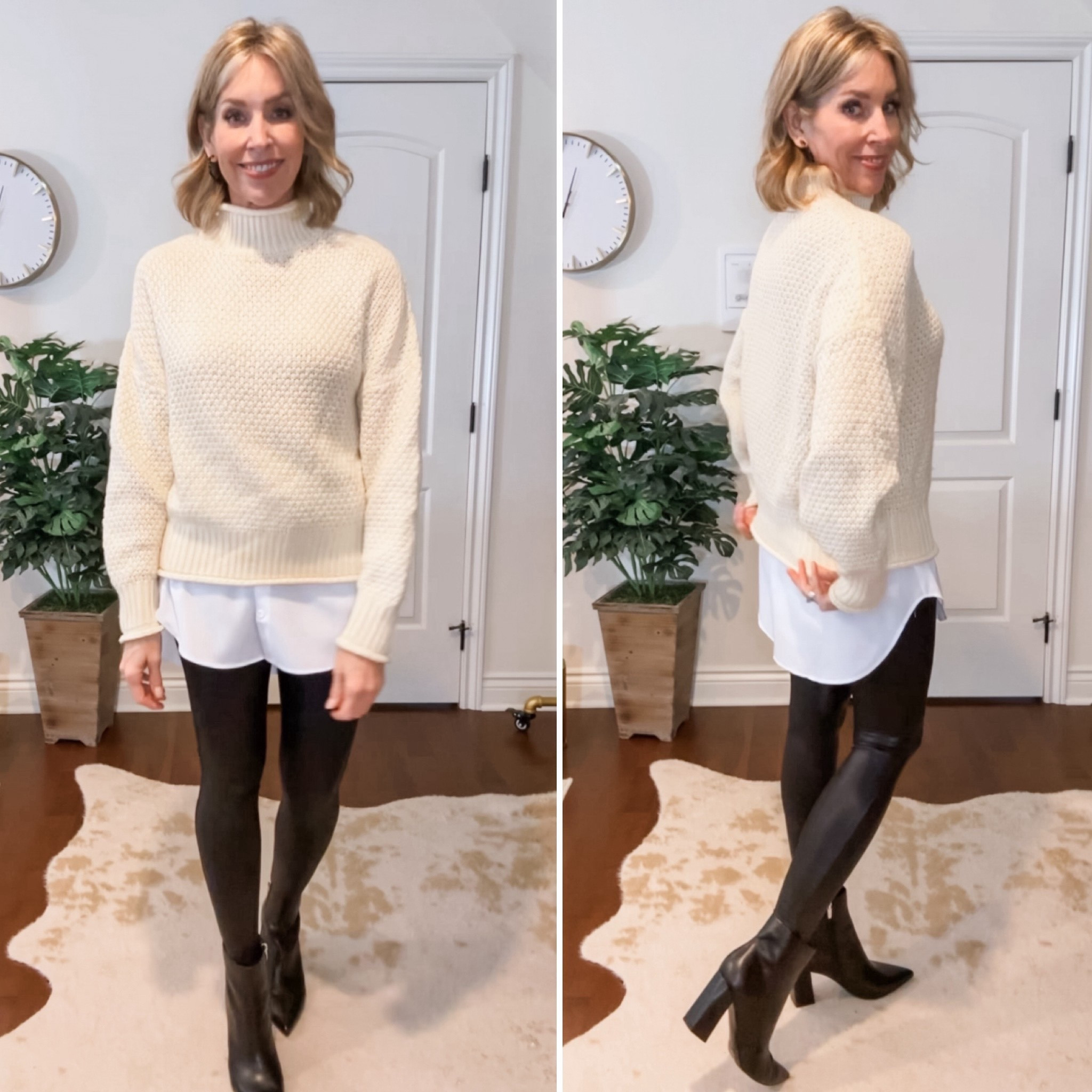 This Amazon shirt extender makes wearing a shorter sweater long enough for leggings or tights! Or just to extend a sweater for pants or jeans.  Comes in other colors and different styles too.

#LTKmomlife #LTKOver40 #LTKFindsUnder50