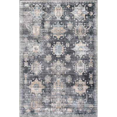 nuLOOM Gwyneira SplashGuard Waterproof Machine Washable Area Rug | Target