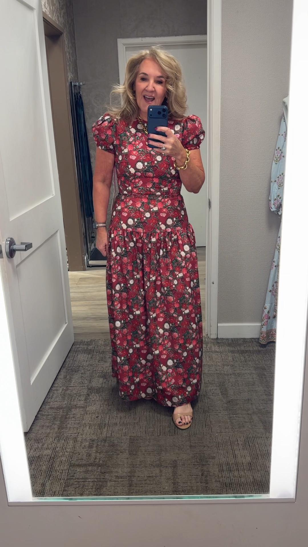 Wearing a medium and it’s pretty fitted. 

Check out my friends outfits too. Great wedding guest and mother of the bride looks for rehearsal dinner showers and maybe even the wedding 

#LTKOver40 #LTKPetite #LTKWedding