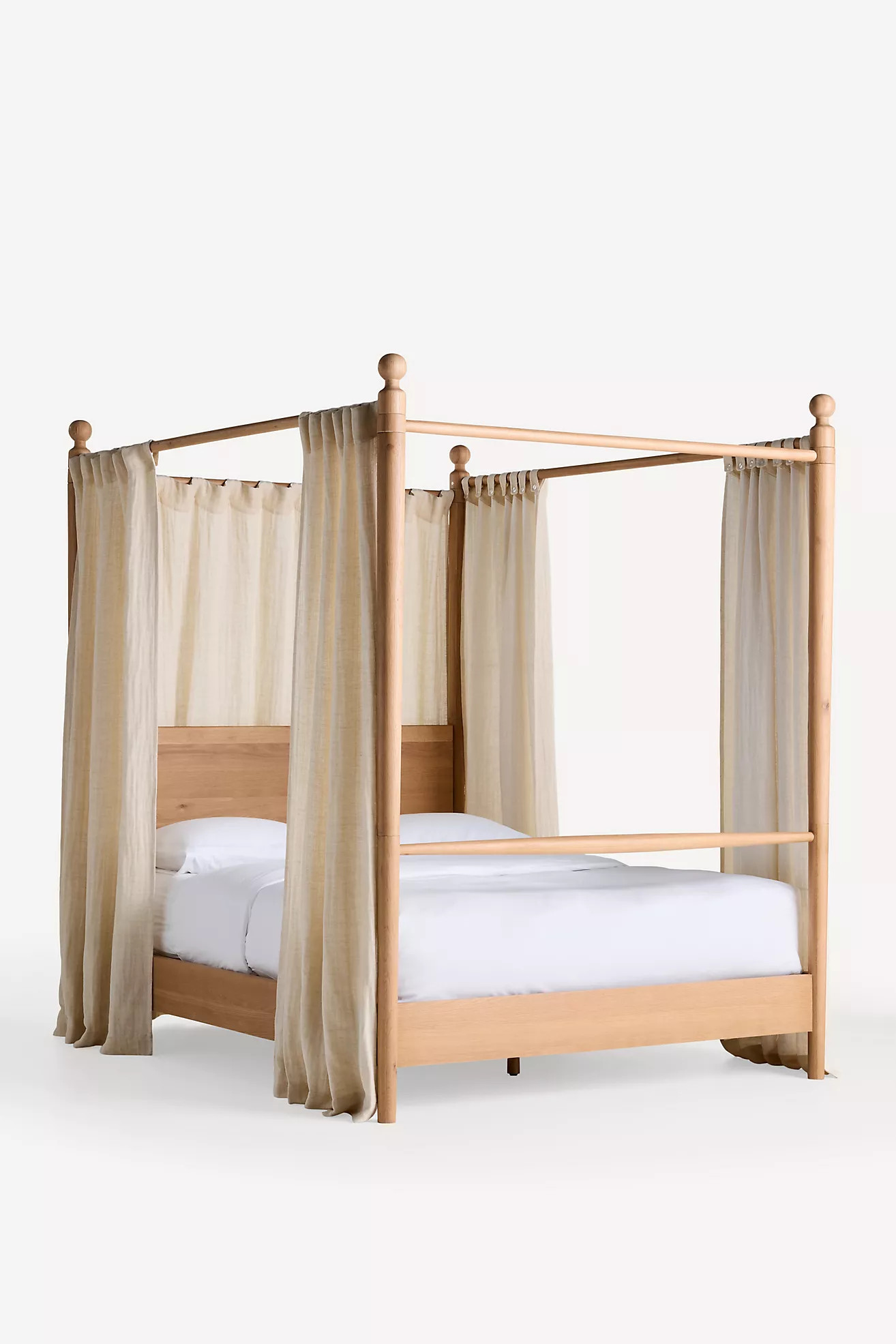 Roma Wood Canopy Bed | Anthropologie (US)