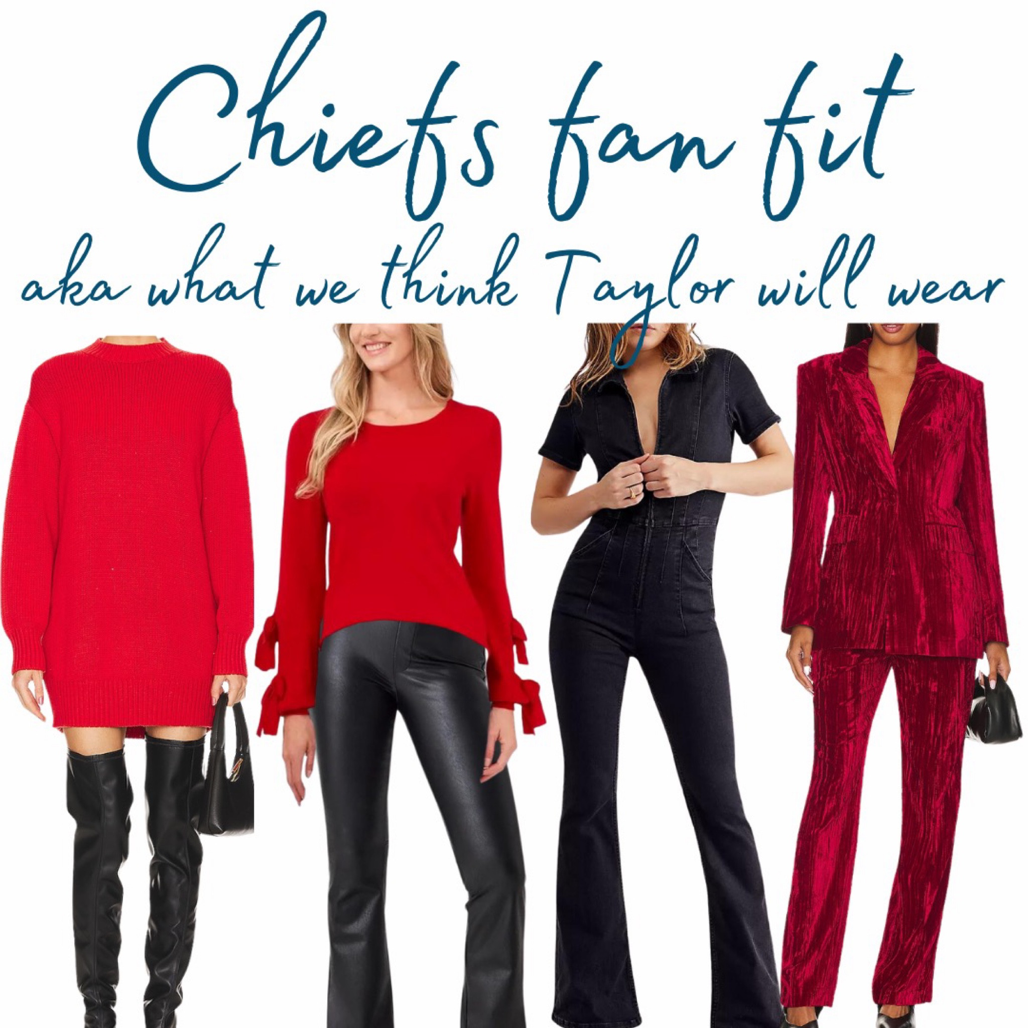 The perfect Super Bowl outfit. What we think Taylor Swift will wear!