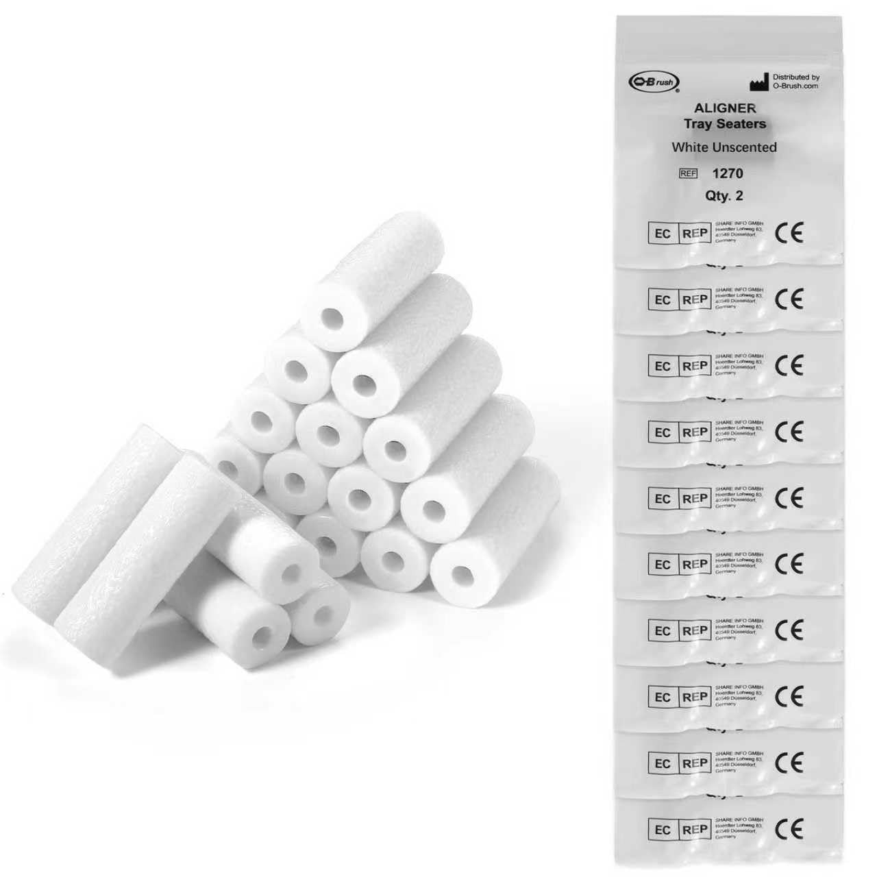 20 Pcs Chewie For Invisalign Aligners, Aligner Tray Seaters For Invisible Braces, Dental Aligner ... | Amazon (US)