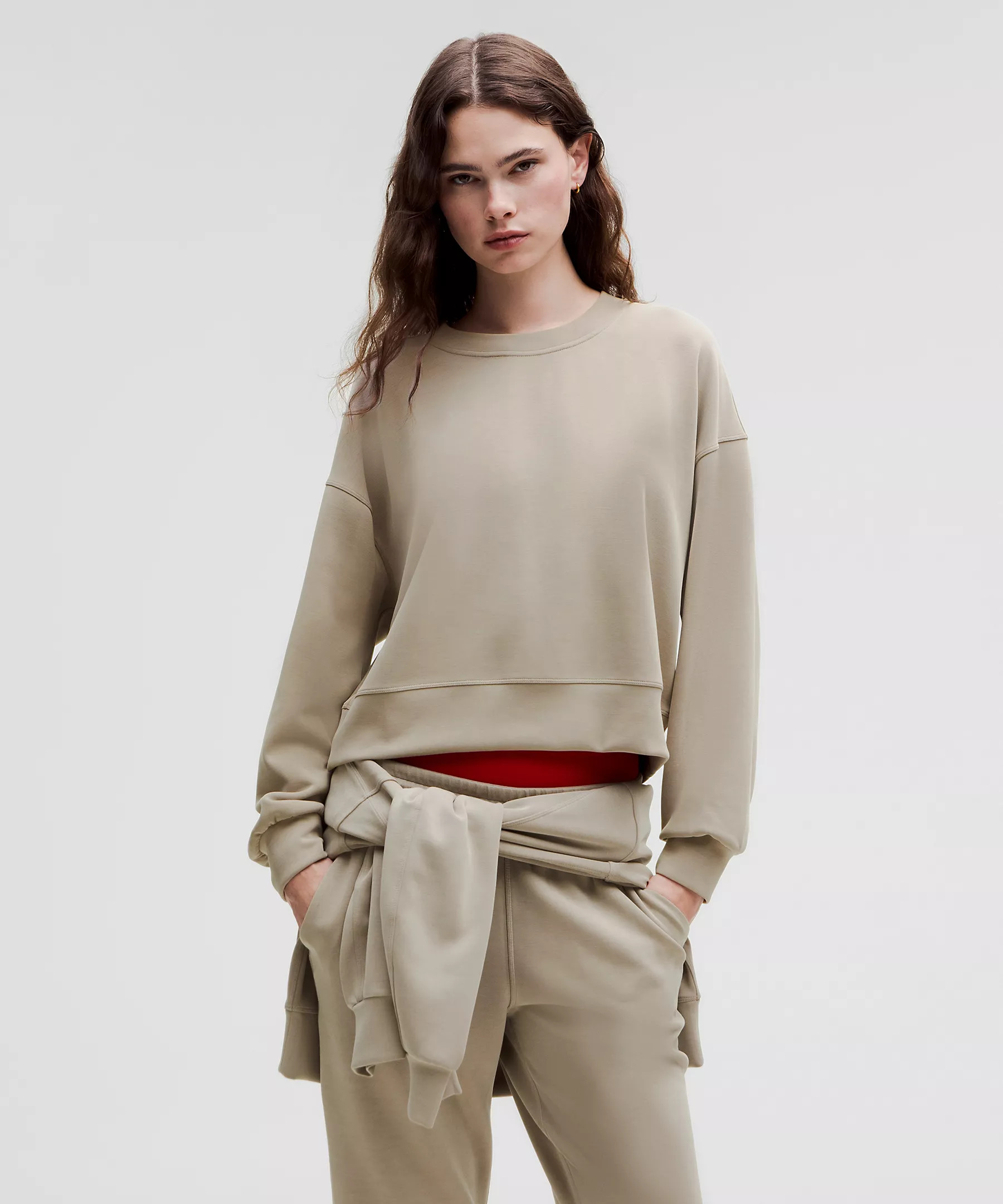 Softstreme Perfectly Oversized Cropped Crew | Women's Hoodies & Sweatshirts | lululemon | Lululemon (US)