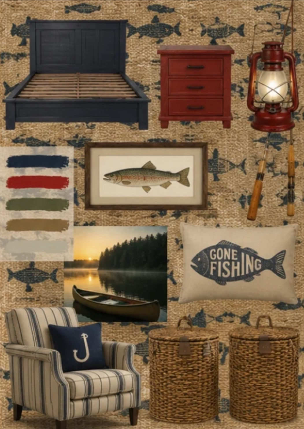 Fish Camp Bedroom Ideas | Rustic Cabin Mood Board

#LTKHome #LTKTravel #LTKmomlife