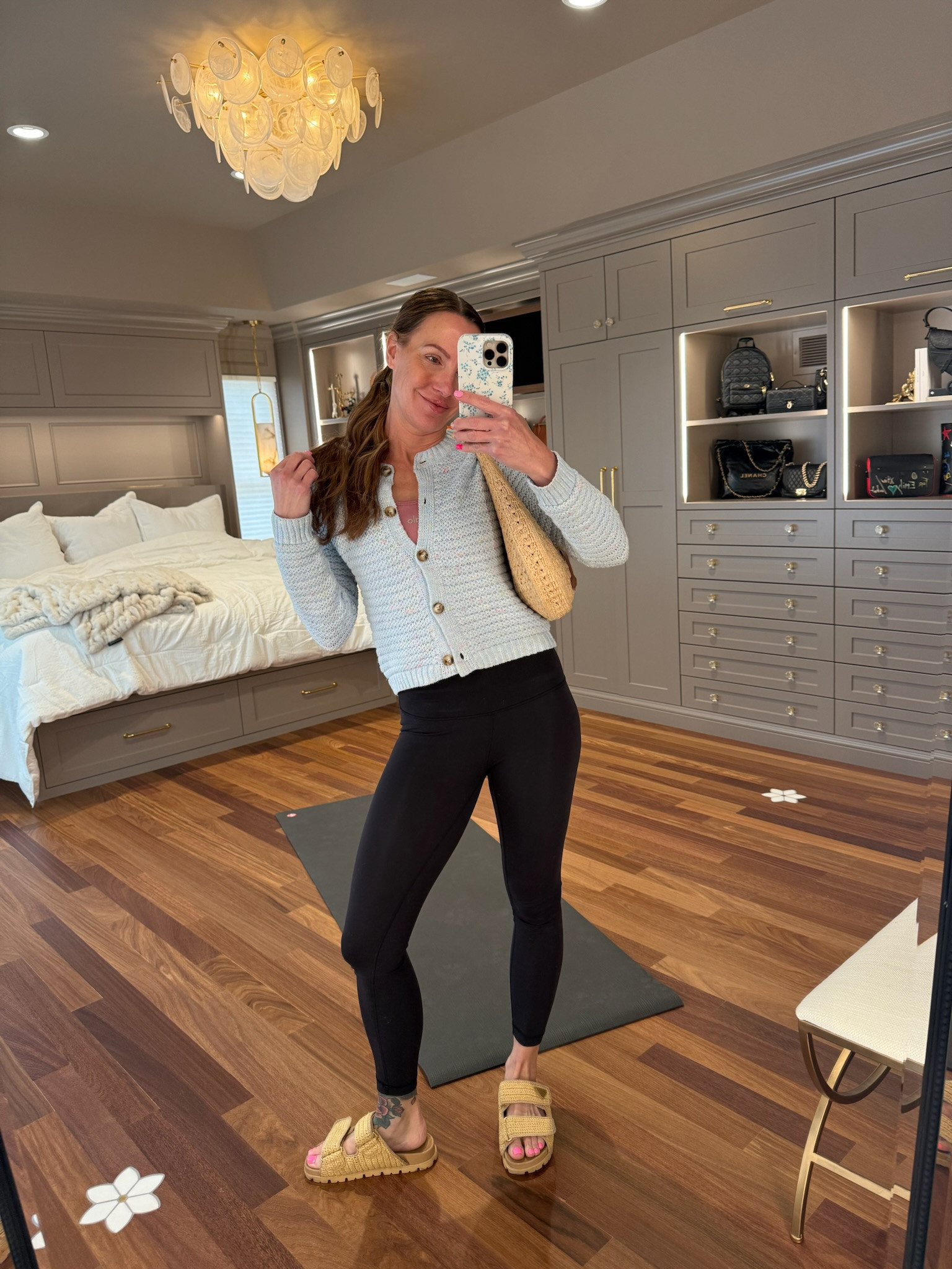 Pilates outfit for todays workout! Wearing my @Lululemon align leggings. Some of my favorites I wear all the time at the gym and after!



lululemon, cardigan, summer outfits 2026, ootd, grwm, gym outfit, active outfit, pilates outfit, outfit inspo 

 #LTKgrwm #LTKootd #LTKActive