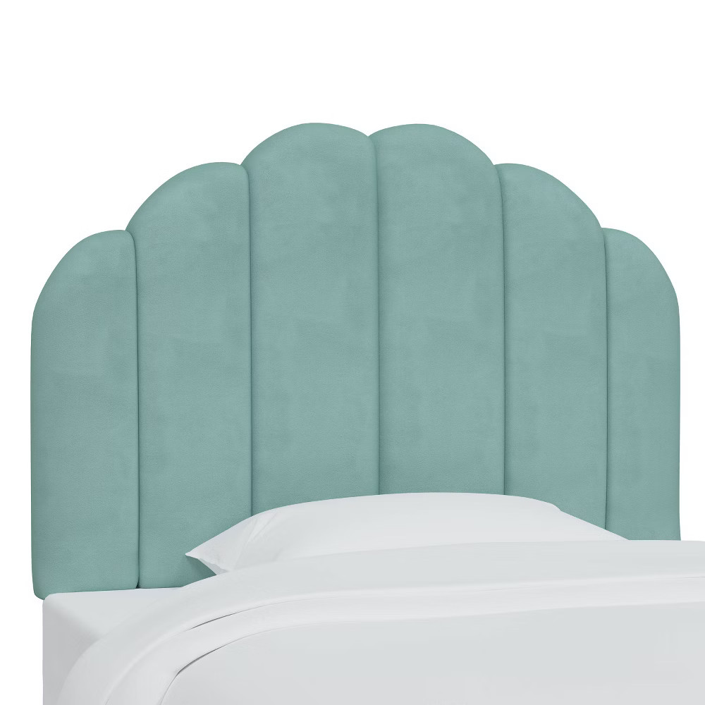 Full Emma Velvet Headboard Caribbean - Skyline Furniture | Target