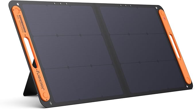 Jackery SolarSaga 100W Portable Solar Panel for Explorer 240/300/500/1000/1500 Power Station, Fol... | Amazon (US)