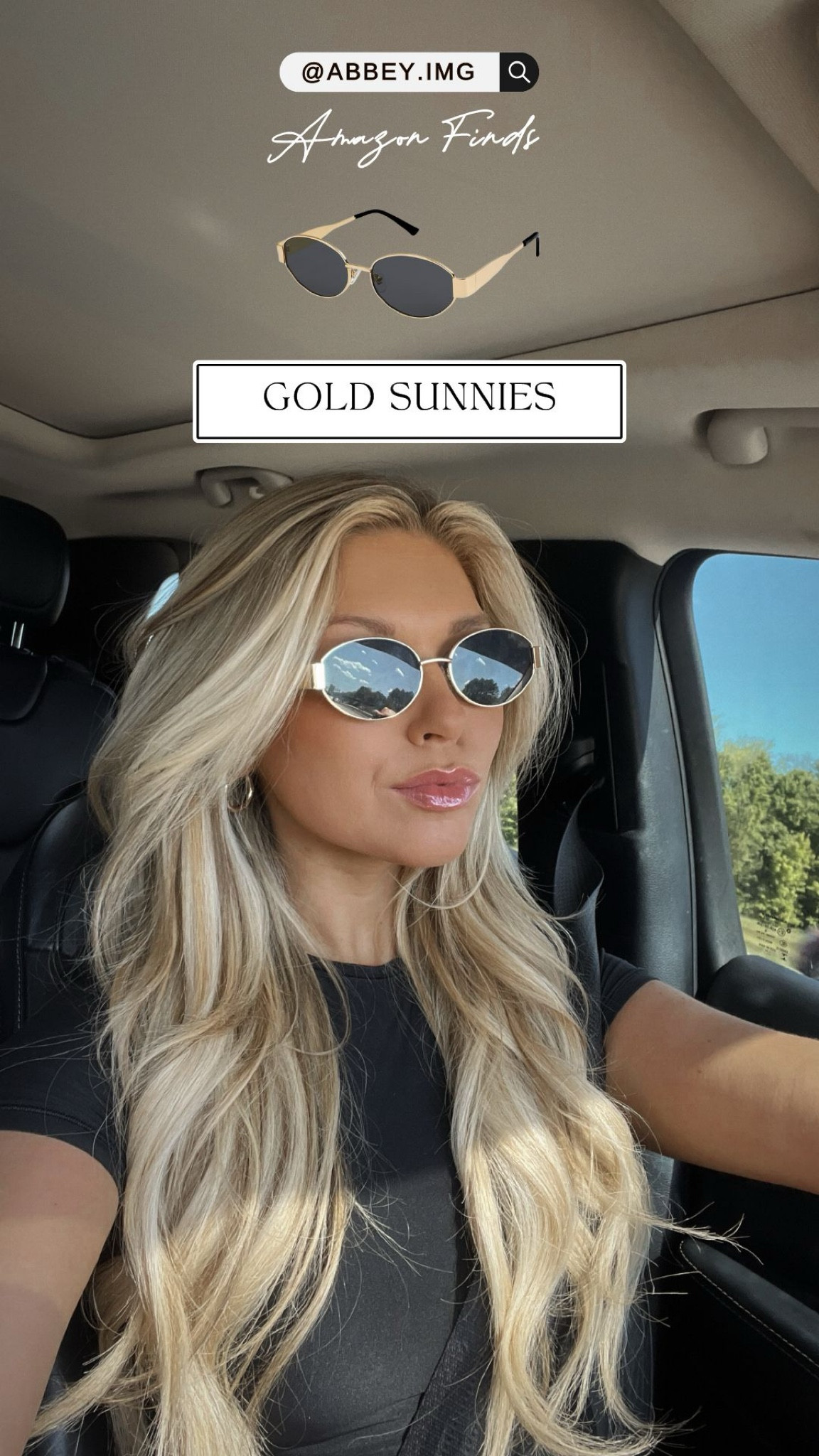 Amazon gold sunglasses 

#LTKstyletip #LTKGiftGuide #LTKfindsunder50