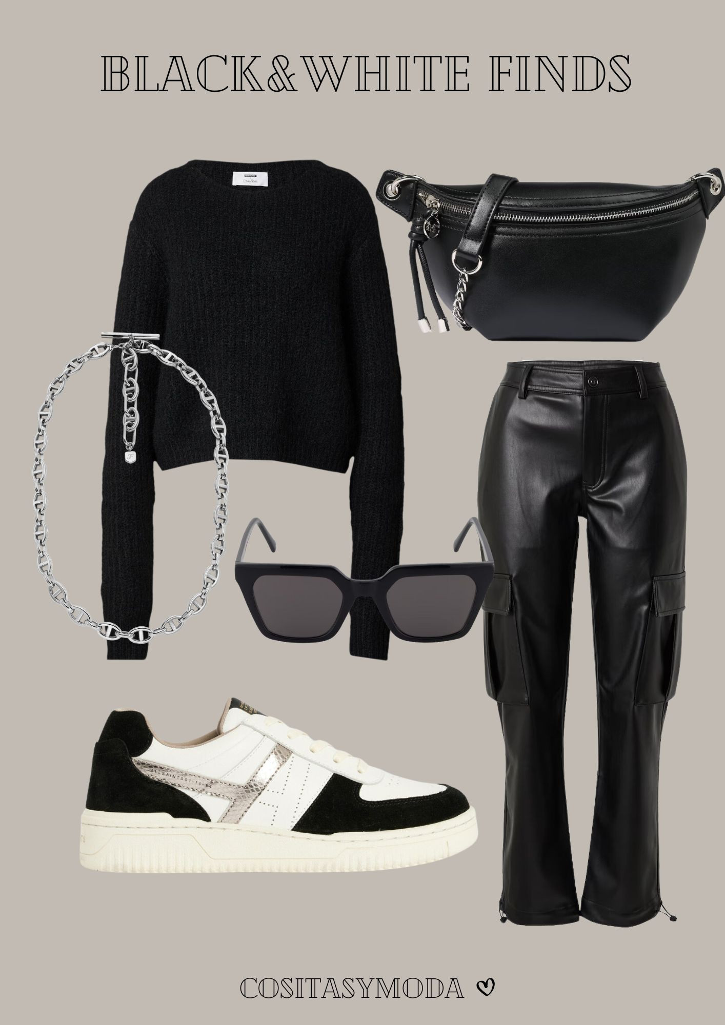 Black and White finds | Oufit en blanco y negro para este jueves
#blackandwhite #blancoynegro #outfitdiario 

 #LTKespana #LTKeurope #LTKstyletip