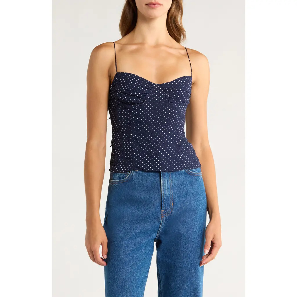 Reformation Pixie Georgette Camisole in Button at Nordstrom Rack, Size 12 | Nordstrom Rack