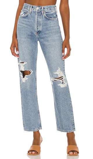 90s Mid Rise Loose in Wander | Revolve Clothing (Global)