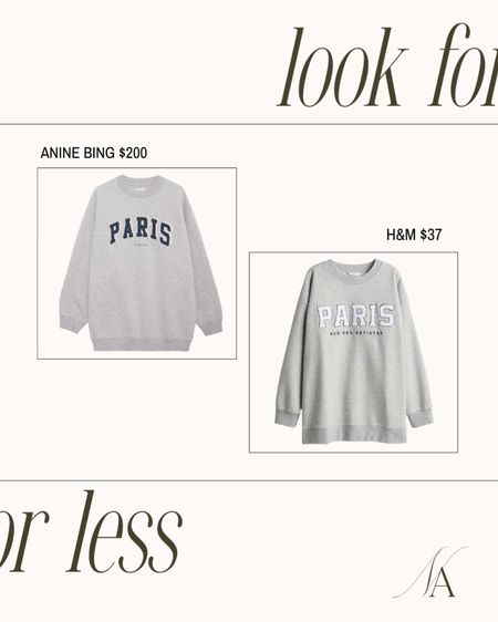 Look for less | Paris Sweatshirt ✨🤍

#LTKfindsunder50 #LTKstyletip #LTKfindsunder100