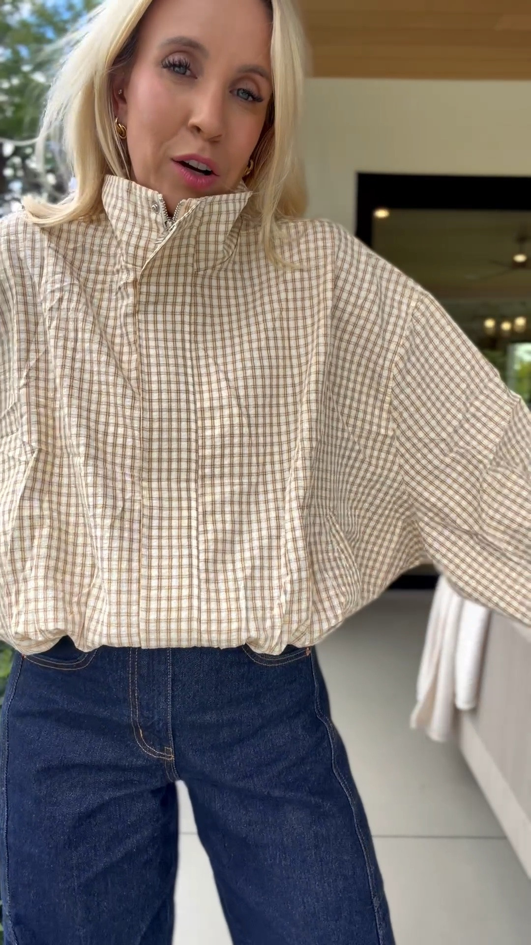 Our favorite funnel neck jacket now comes in a neutral!

#LTKootd #LTKgrwm #LTKmomlife