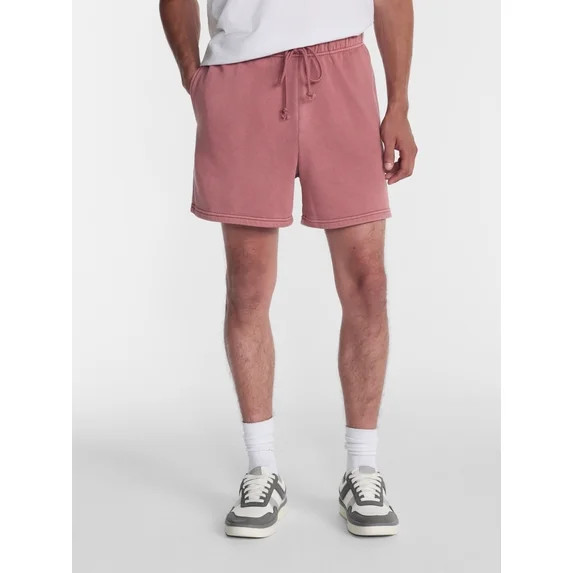 No Boundaries Fleece Jogger Shorts, 6" Inseam, Men's Sizes XS-5XB | Walmart (US)