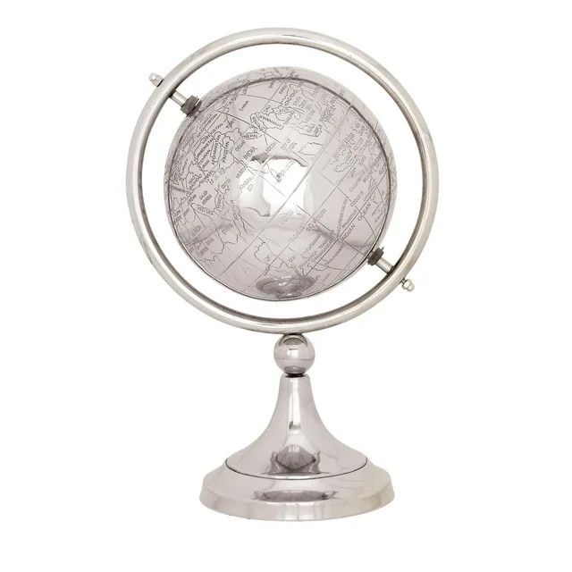 The Novogratz 8" Silver Globe | Walmart (US)